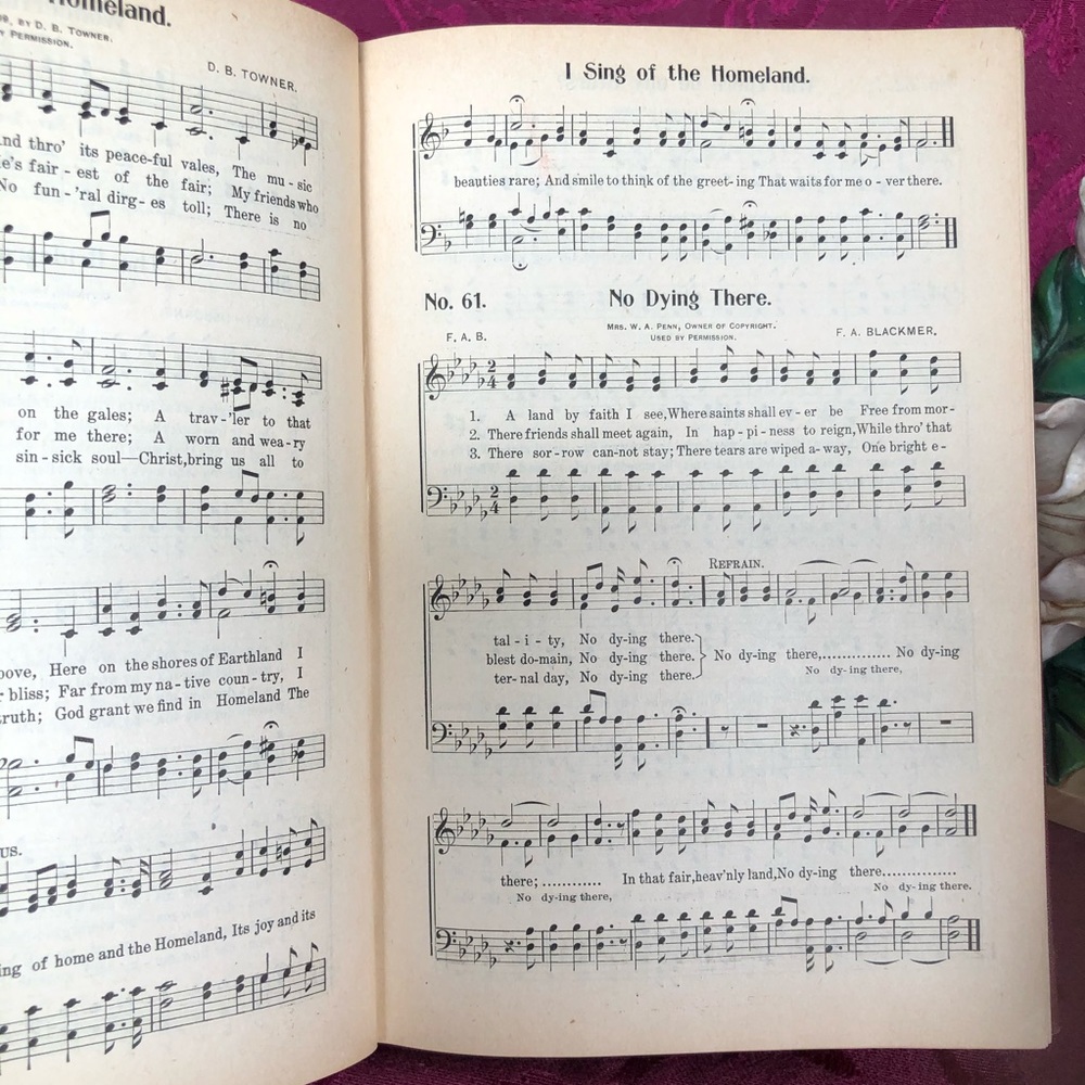 1900 Antique Book:  Make His Praise Glorious for the Sunday School and Church - Picture 8 of 10